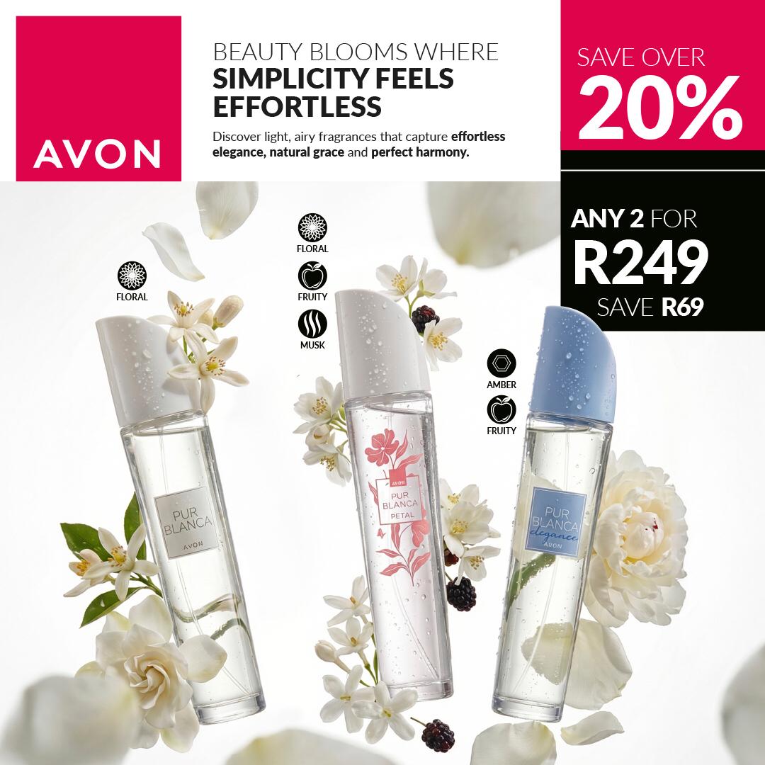 Avon Pur Blanca Perfume 